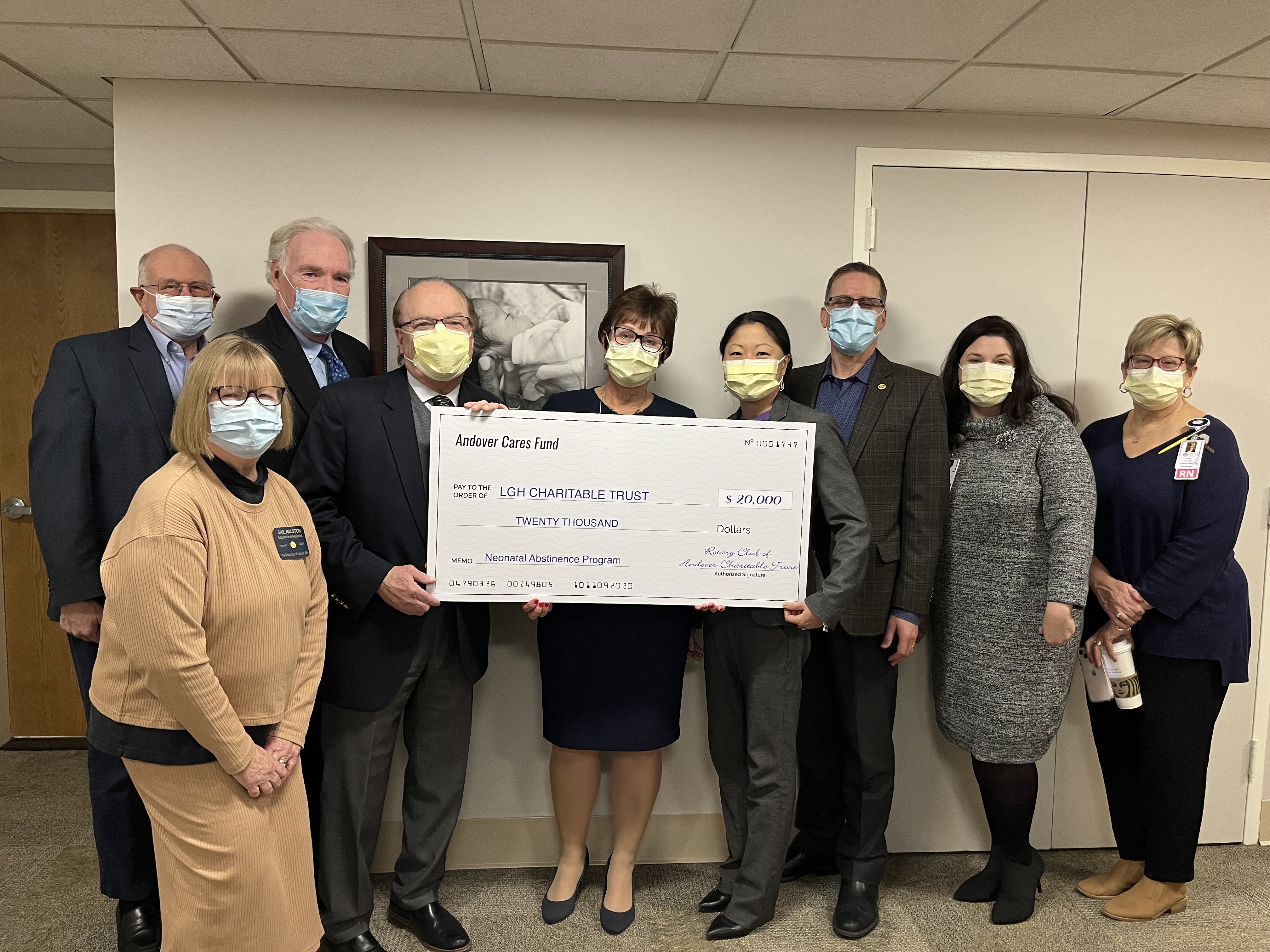 Andover Cares donates $20K to Lawrence General