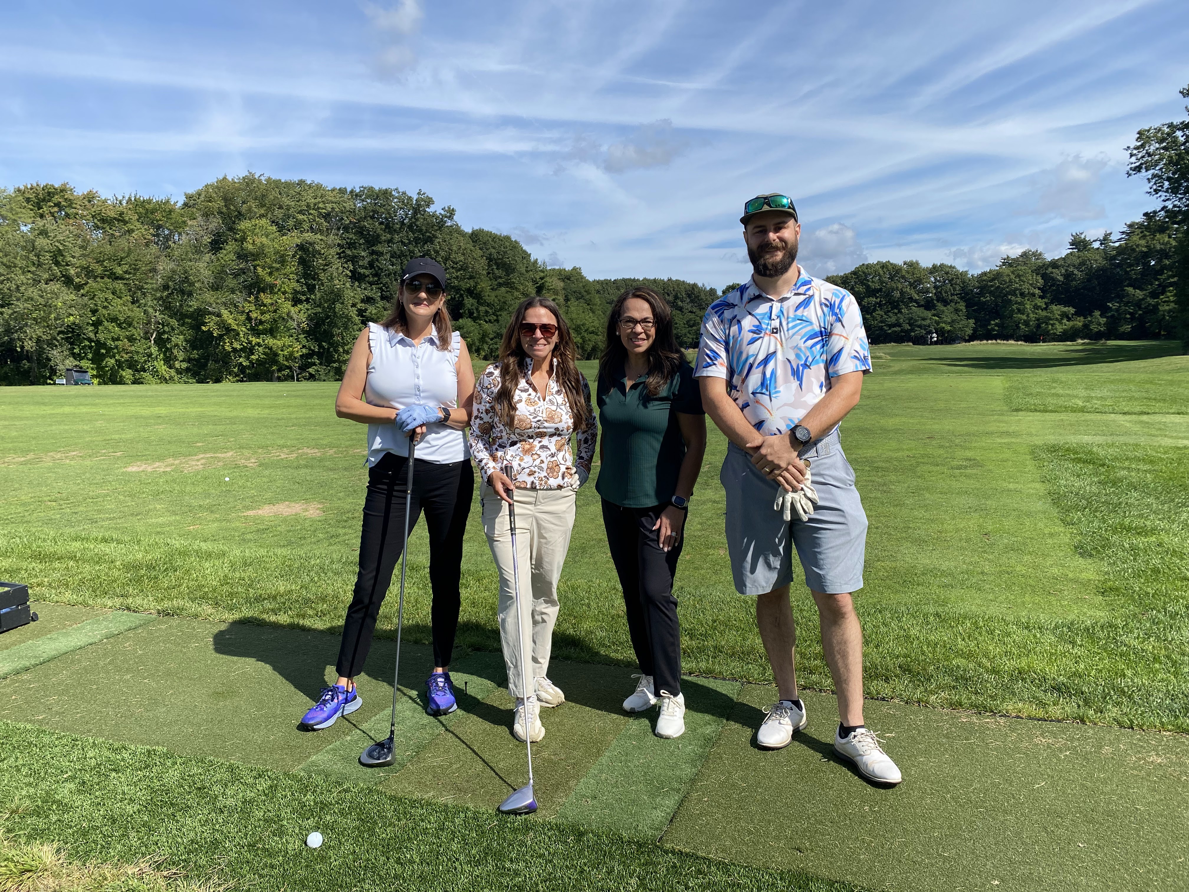 Golf four-some