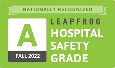Lawrence General Hospital Nationally Recognized  with an 'A' Leapfrog Hospital Safety Grade